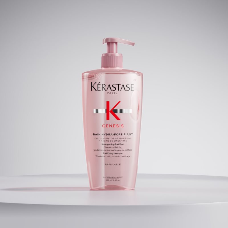 Kérastase Genesis Bain Hydra-Fortifiant Fortifying Shampoo For Weak Hair Prone To Falling Out 500 Ml