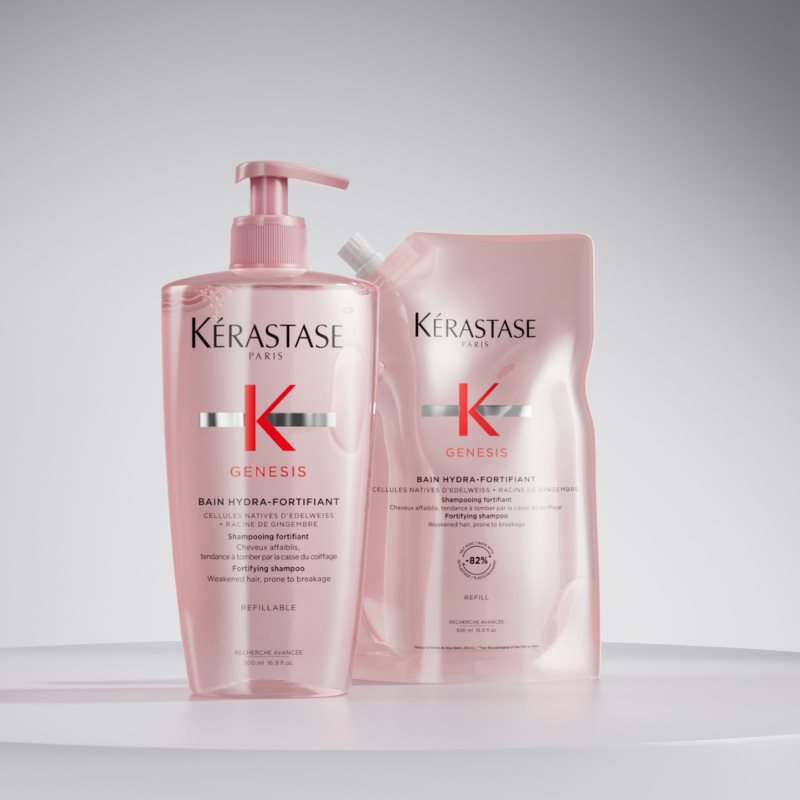 Kérastase Genesis Bain Hydra-Fortifiant Fortifying Shampoo For Weak Hair Prone To Falling Out 500 Ml