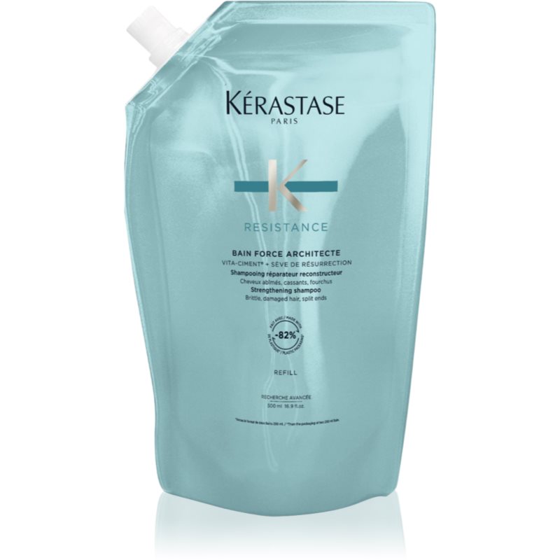 Kérastase Résistance Bain Force Architecte fortifying shampoo for weak and lightly damaged hair 500 ml