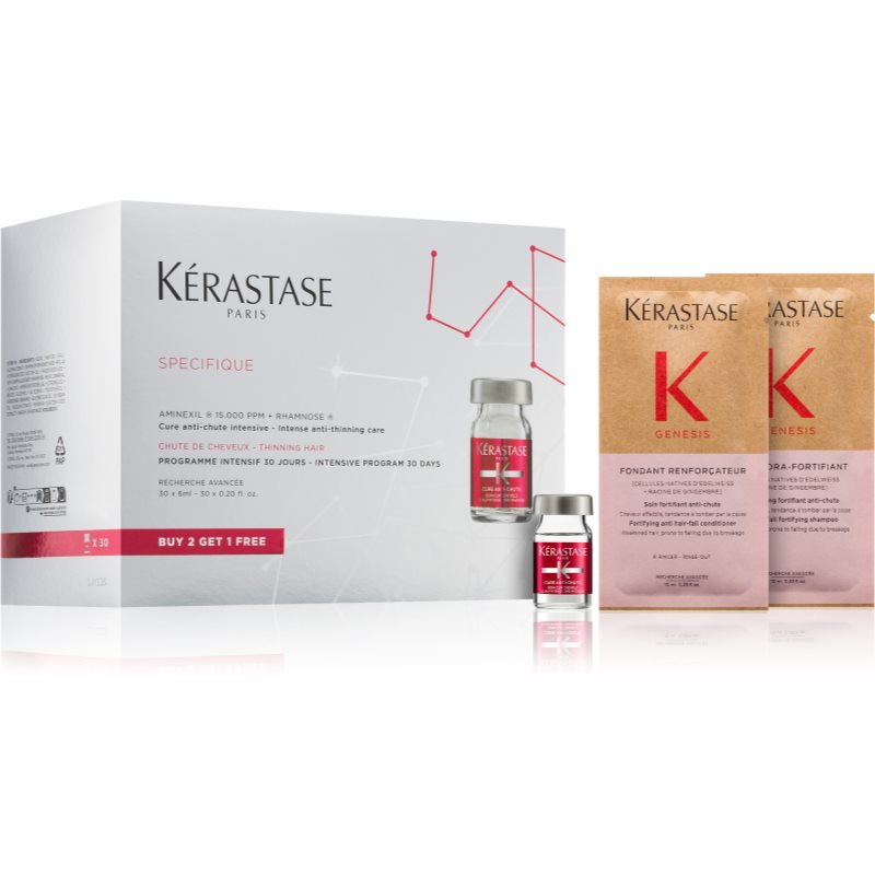 Kérastase Specifique Aminexil Cure Anti-Chute Intensive intenzív kúra hajhullás ellen 30x6 ml