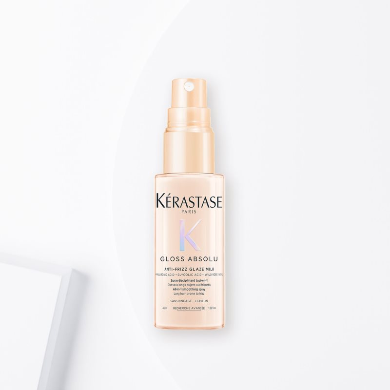  Kérastase Gloss Absolu Anti-frizz Glaze Milk Spray Bez Spłukiwania Do Nabłyszczania I Zmiękczania Włosów 45 Ml 