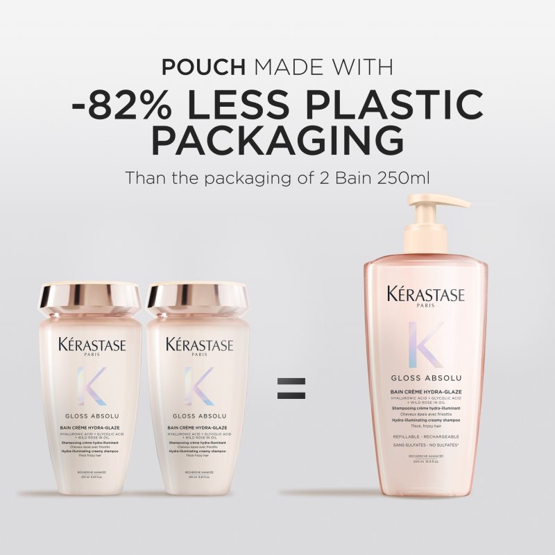 Kérastase Gloss Absolu šamponová lázeň pro lesk a hebkost vlasů 500 ml (obrázek 5)