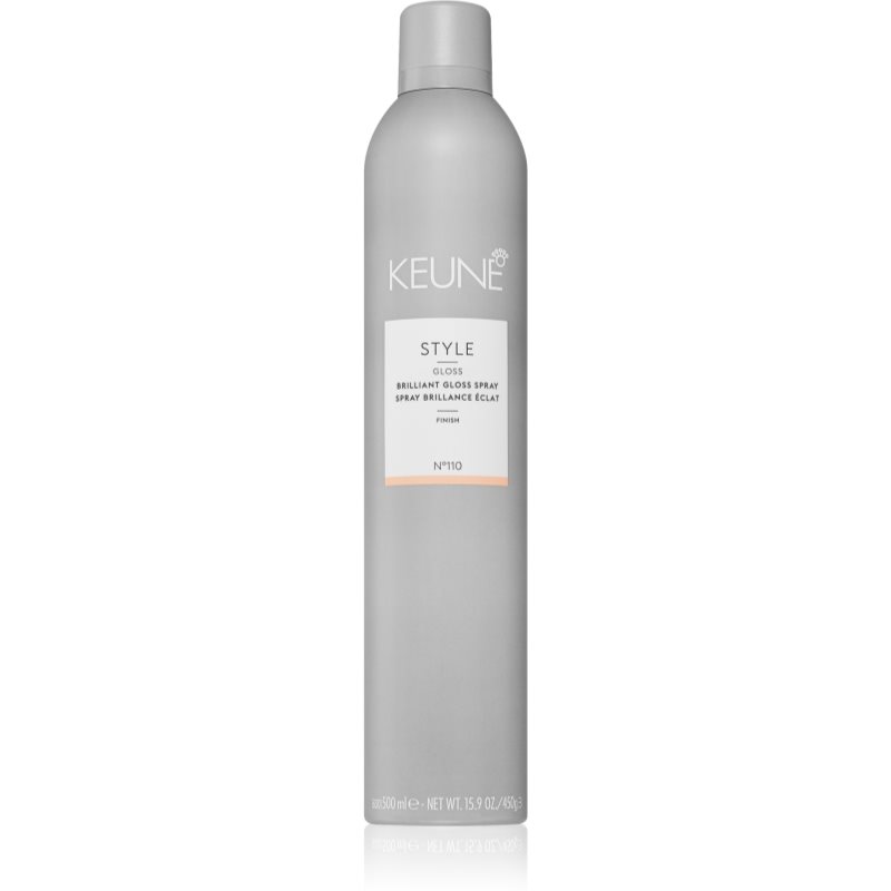 E-shop Keune Style Brilliant Gloss Spray sprej na vlasy pro zářivý lesk 500 ml