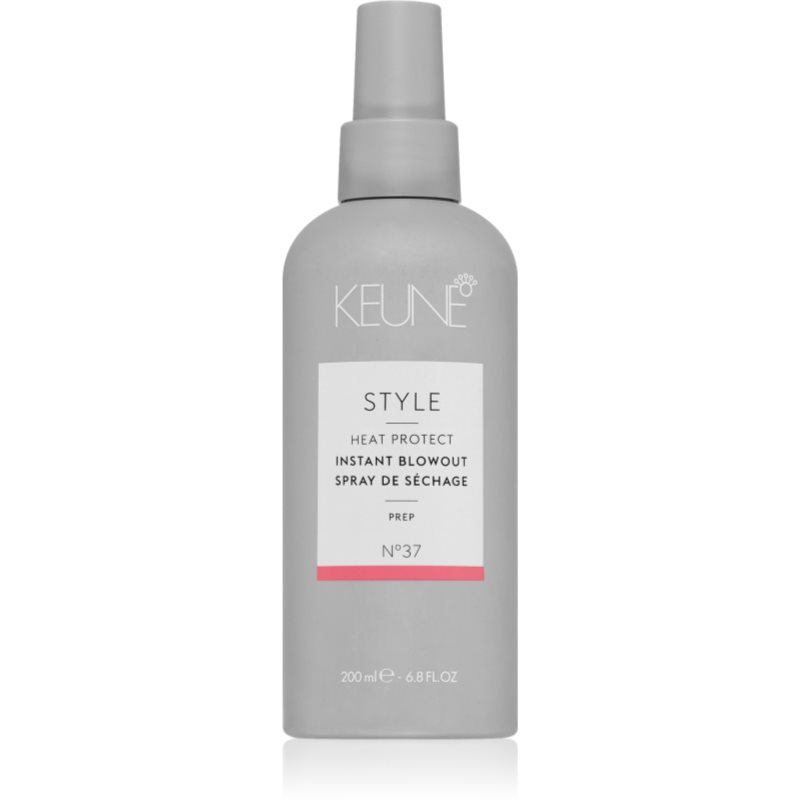 Keune Style Instant Blowout haj spray a hajformázáshoz, melyhez magas hőfokot használunk 200 ml