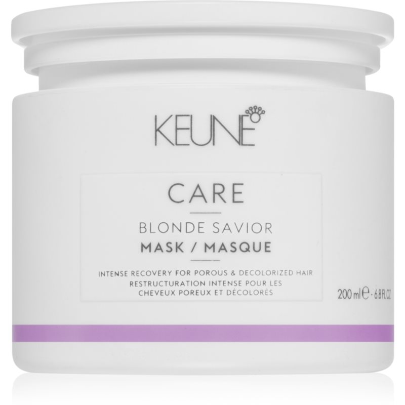 E-shop Keune Care Blonde Savior Mask hydratační maska pro odbarvené vlasy 200 ml