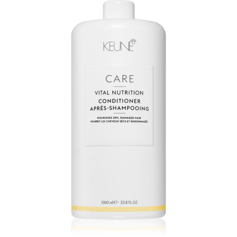 Keune Care Vital Nutrition Conditioner Moisturising And Nourishing Conditioner For Dry And Damaged Hair 1000 Ml