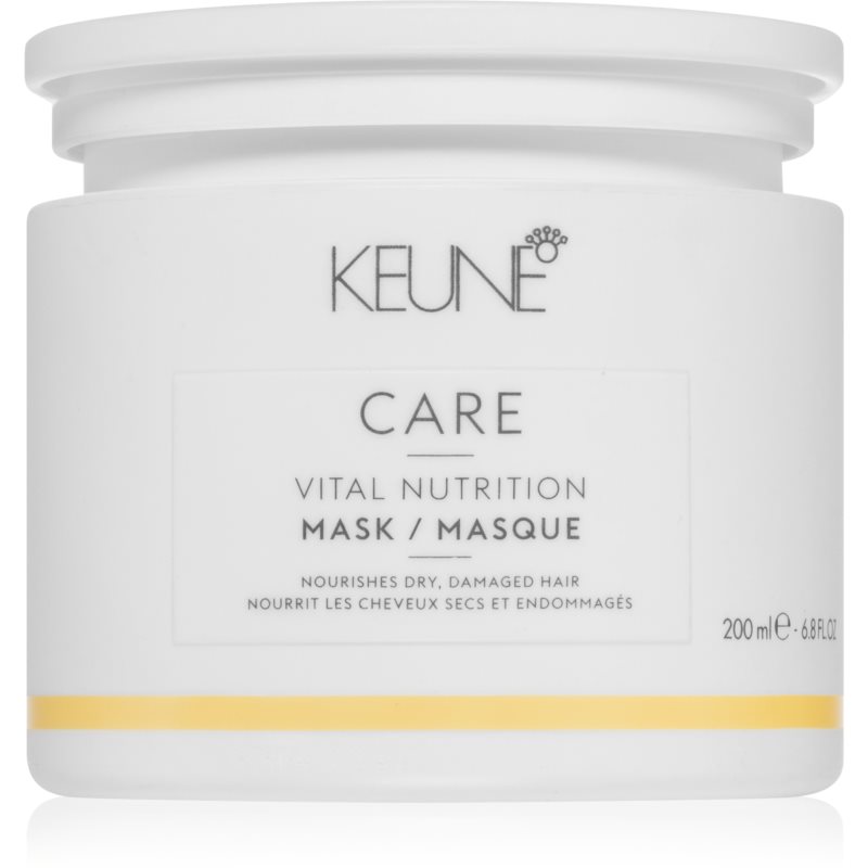 Keune Care Vital Nutrition поживна зволожуюча маска для волосся з відновлюючим ефектом 200 мл