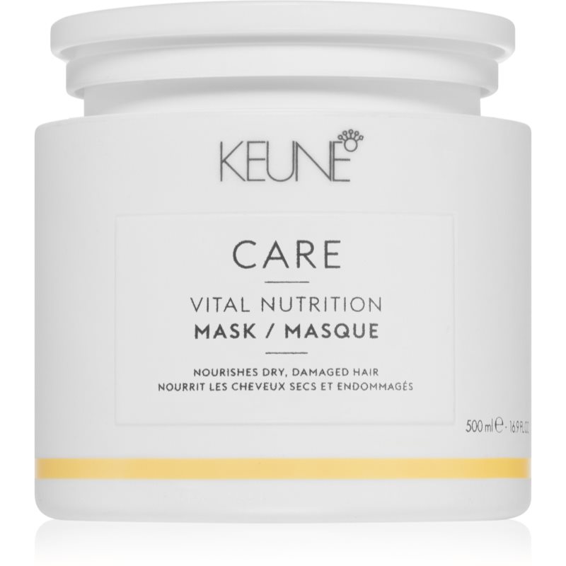 Keune Care Vital Nutrition vyživujúca a hydratačná maska na vlasy s regeneračným účinkom 500 ml