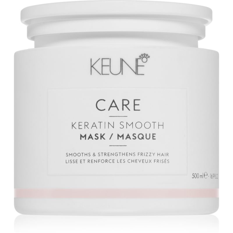 Keune Care Keratin Smooth Mask зволожуюча маска для волосся для сухого або пошкодженого волосся 500 мл