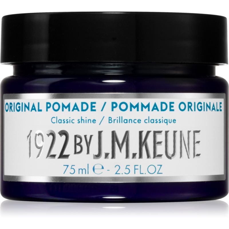 Keune 1922 Original Pomade Hair Pomade For Natural Hold And Shine 75 Ml