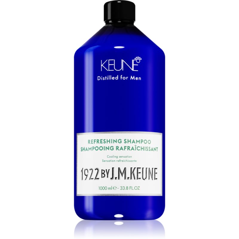 Keune 1922 Refreshing Shampoo Energizing Shampoo zur Stärkung der Haare 1000 ml
