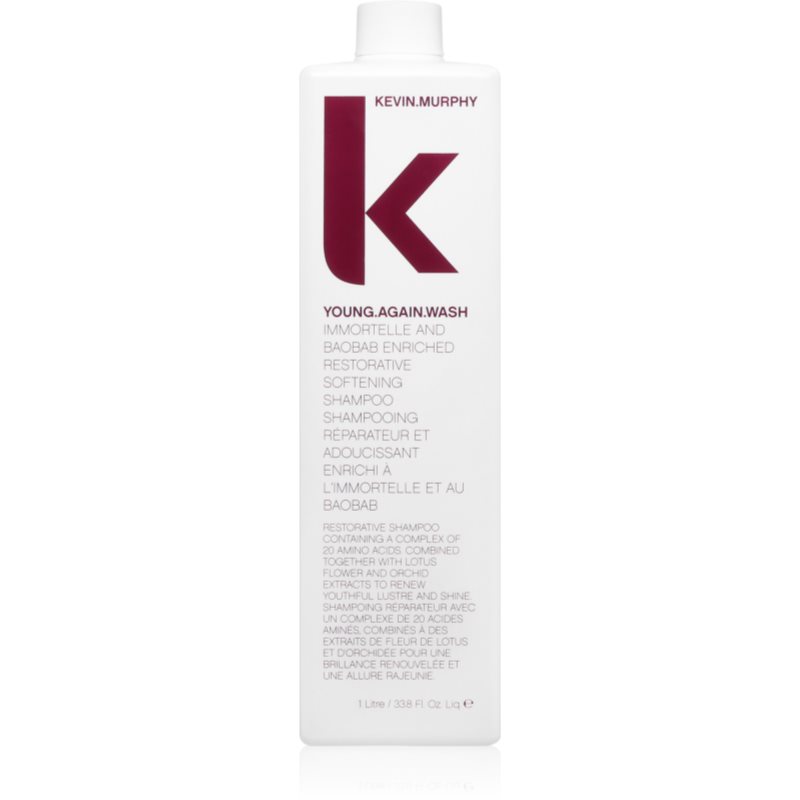 Kevin Murphy Young Again Regenierendes Shampoo für höheren Glanz sulfat - und parabenfrei 1000 ml