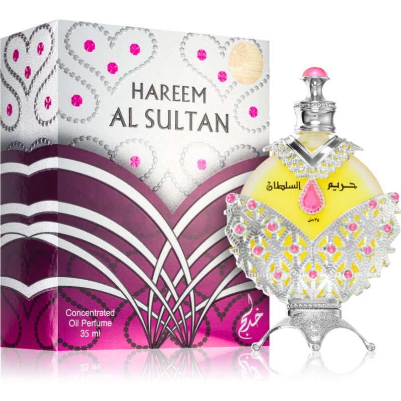 Khadlaj Hareem Al Sultan Silver Perfumed Oil Unisex 35 Ml
