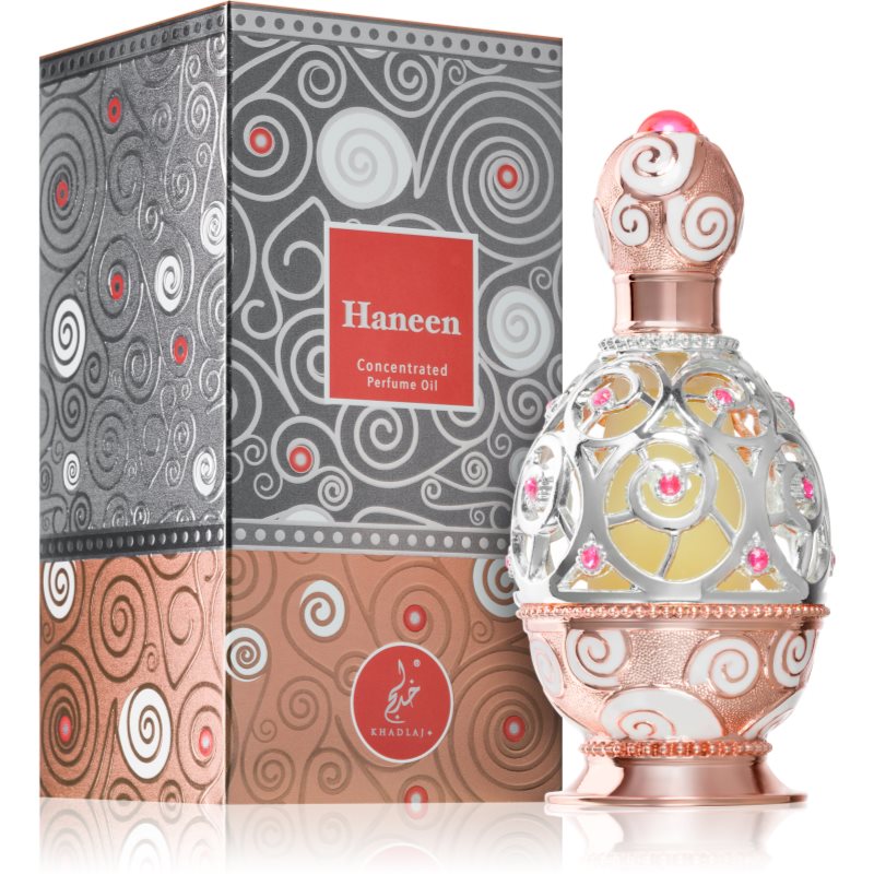 Khadlaj Haneen Rosegold Perfumed Oil For Women 20 Ml
