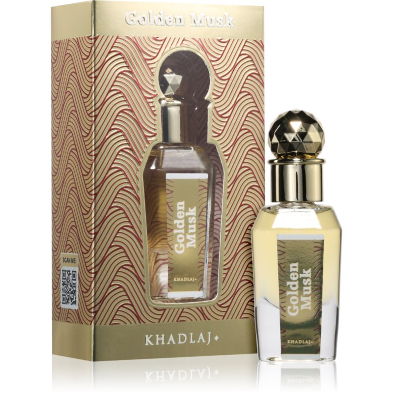 Khadlaj Golden Musk parfümiertes öl unisex 15 ml