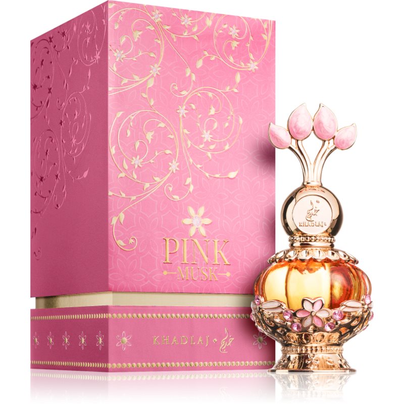 Khadlaj Pink Musk parfümiertes öl für Damen 20 ml