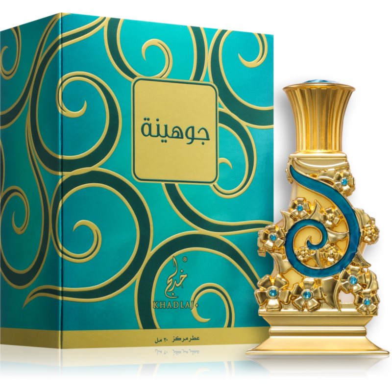 Khadlaj Johayna Green perfumed oil unisex 20 ml