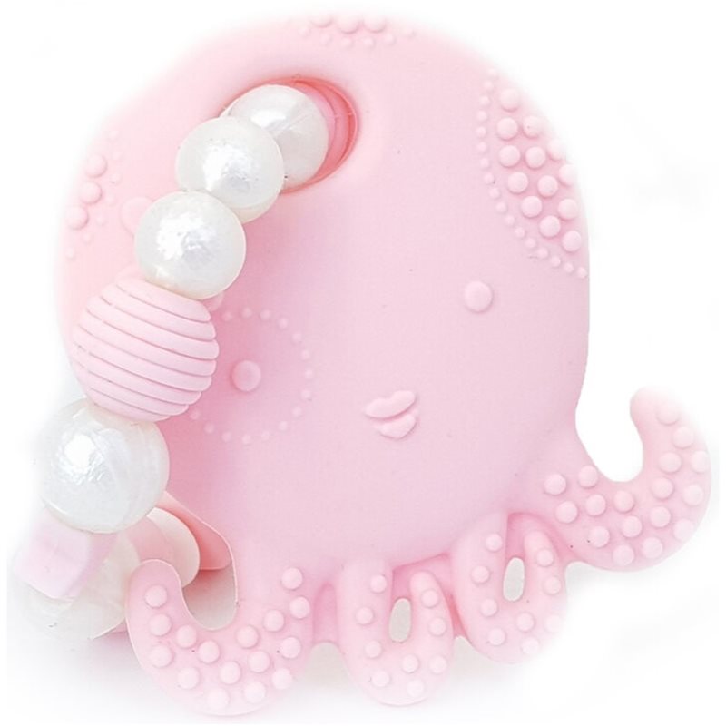 KidPro Teether Squidgy Pink hryzadielko 1 ks