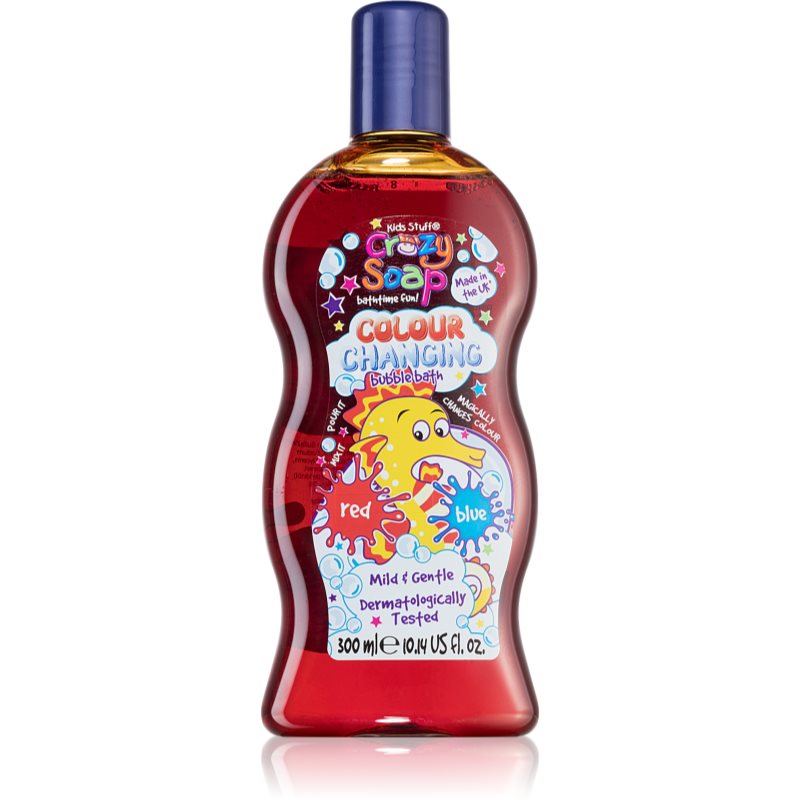Kids Stuff Colour Changing Red To Blue Colour-changing Bath Foam Red To Blue 300 Ml