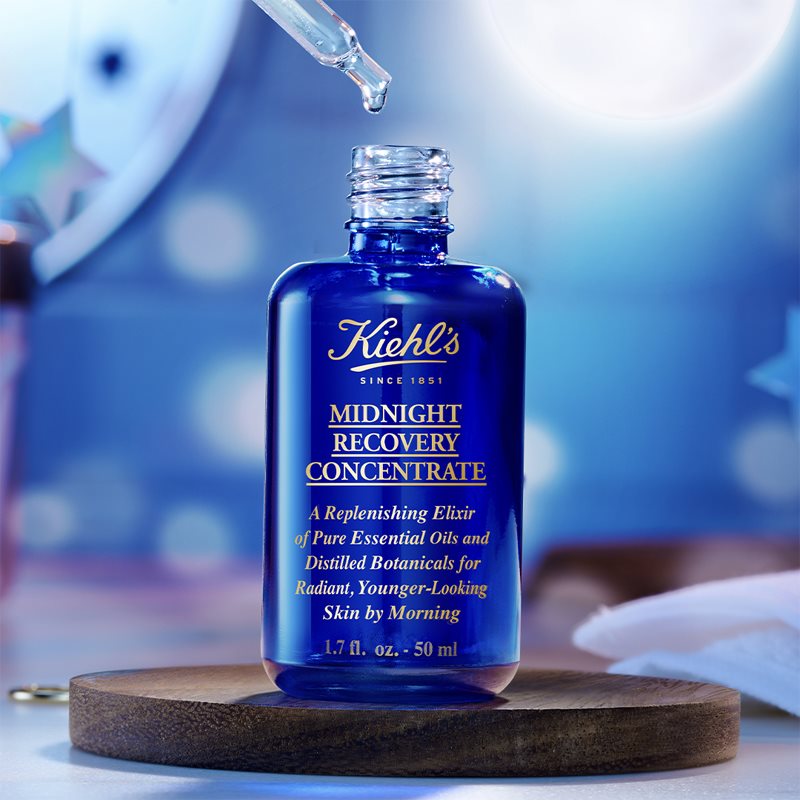 Kiehl's Midnight Recovery Concentrate sérum de noche regenerador apto para pieles sensibles 50 ml