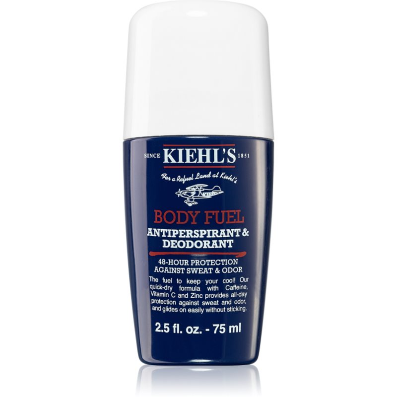 Kiehl's Body Fuel Antiperspirant & Deodorant deodorante roll-on per uomo 75 ml