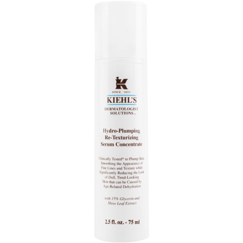 Kiehl's Dermatologist Solutions Hydro-Plumping Serum Concentrate hydratační sérum pro všechny typy pleti včetně citlivé 75 ml