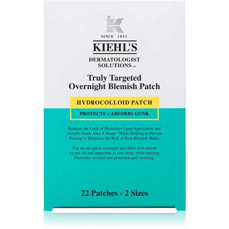 Kiehl's Truly Targeted Overnight Blemish Patch náplasti na problematickou pleť pro ženy 22 ks