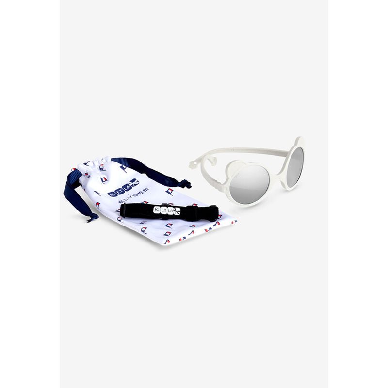 KiETLA Ours'on Elysée 0-12 Months Sunglasses White 1 Pc