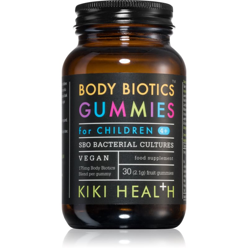 KIKI Health Body Biotics™ Gummies probiotický komplex vegan pro děti 30 tbl