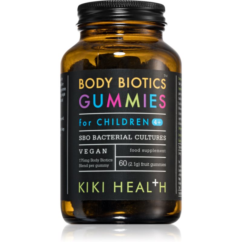 KIKI Health Body Biotics™ Gummies probiotický komplex vegan pro děti 60 tbl