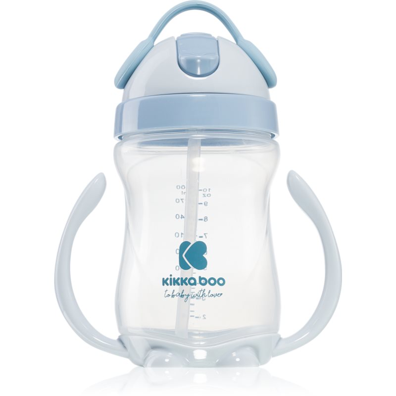 Kikkaboo Sippy Cup with a Straw cup with straw 12 m+ Blue 300 ml
