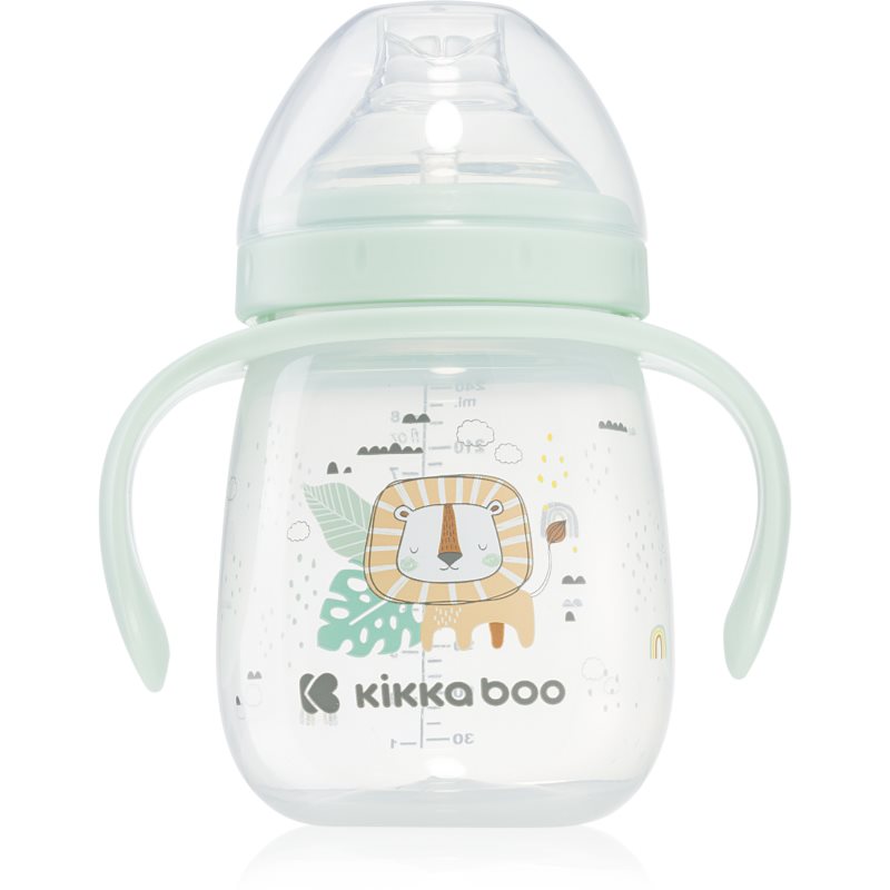 Kikkaboo Savanna Cup with Silicone Spout cup with handles 6 m+ Mint 240 ml
