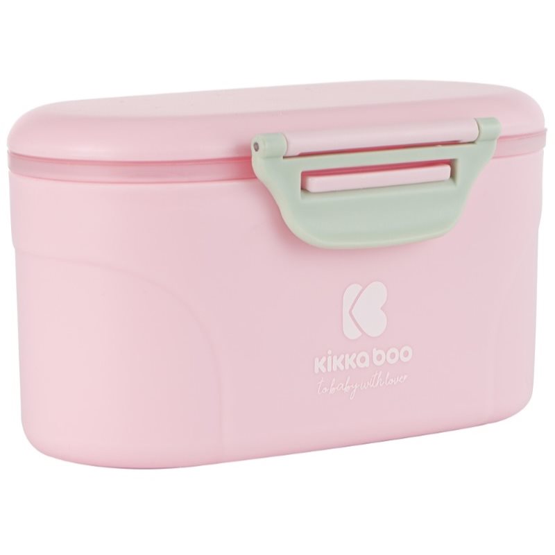 Kikkaboo Milk Powder Dispenser With Scoop Doseur De Lait En Poudre Pink 130 G