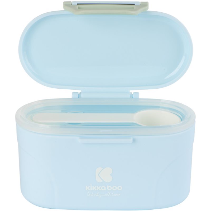 Kikkaboo Milk Powder Dispenser With Scoop Doseur De Lait En Poudre Blue 130 G
