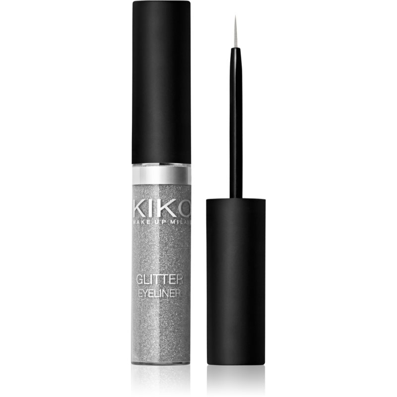 Thumbnail - KIKO Milano Glitter Eyeliner langanhaltender Gel-Eyeliner Farbton 02 Silver 4.5 ml