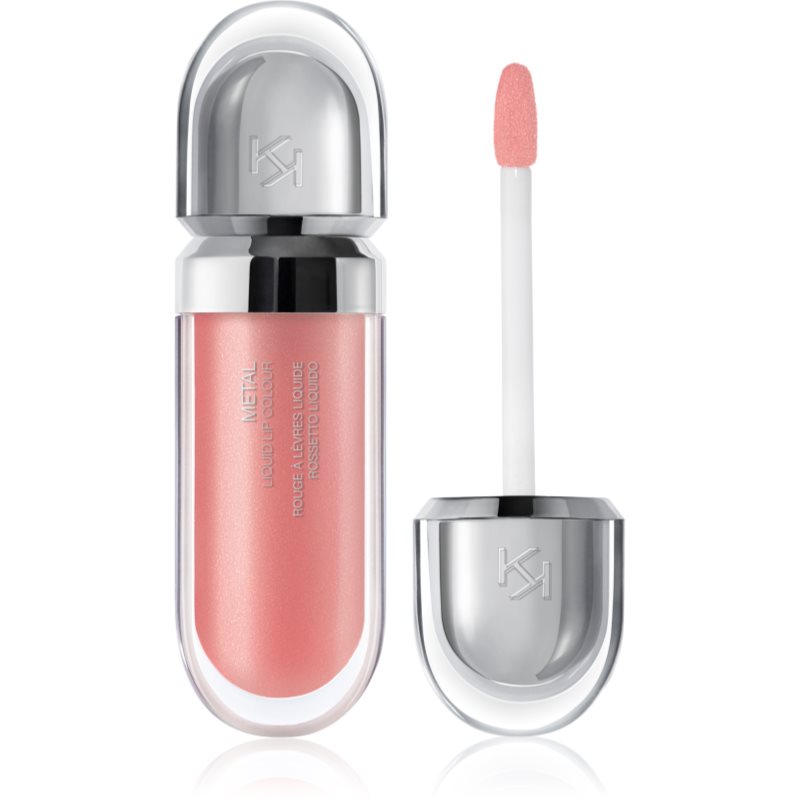 KIKO Milano Metal Flüssig-Lippenstift Metallic Farbton 01 Rosy Nude 6.5 ml
