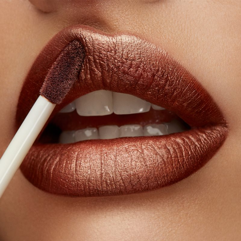 KIKO Milano Metal Flüssig-Lippenstift Metallic Farbton 04 Bronze 6.5 ml (Bild 4)