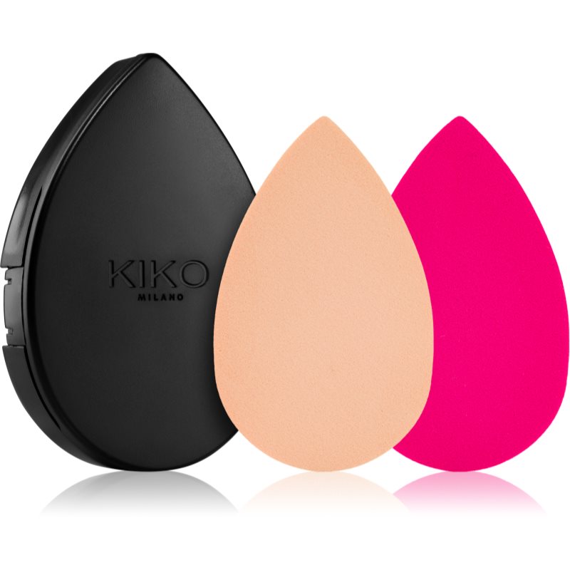 KIKO Milano Beauty Duo houbička na make-up 2 ks s pouzdrem 2 ks