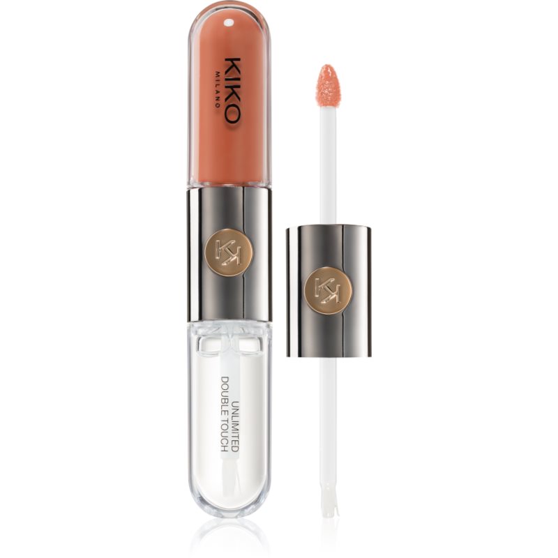 KIKO Milano Unlimited Double Touch rouge à lèvres liquide longue tenue teinte 129 Burnt Tangerine 6 ml female