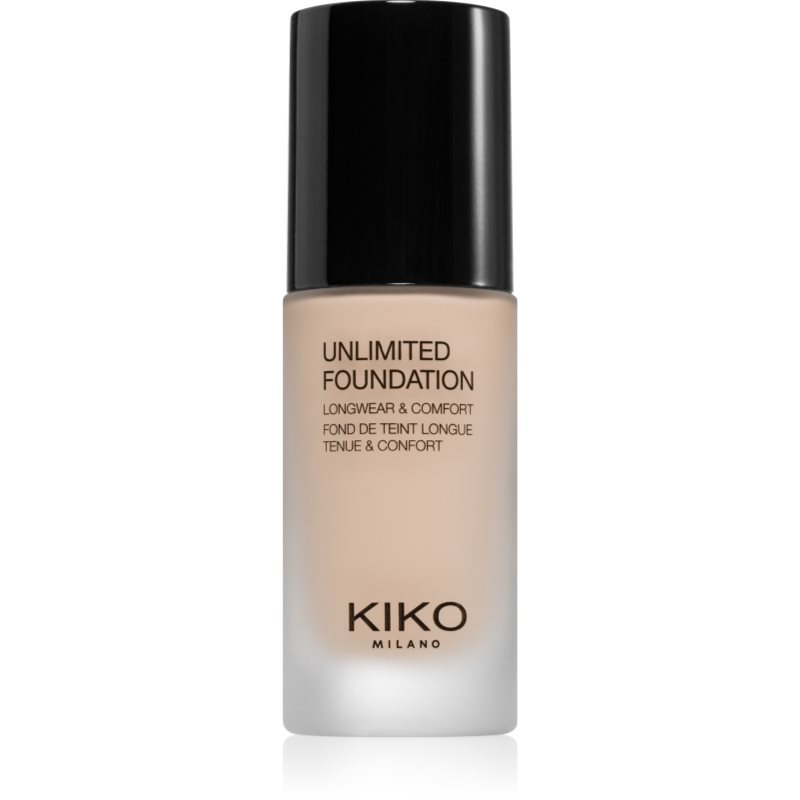 KIKO Milano Unlimited Foundation dlouhotrvající tekutý make-up s matným efektem odstín 01 Rose 30 ml