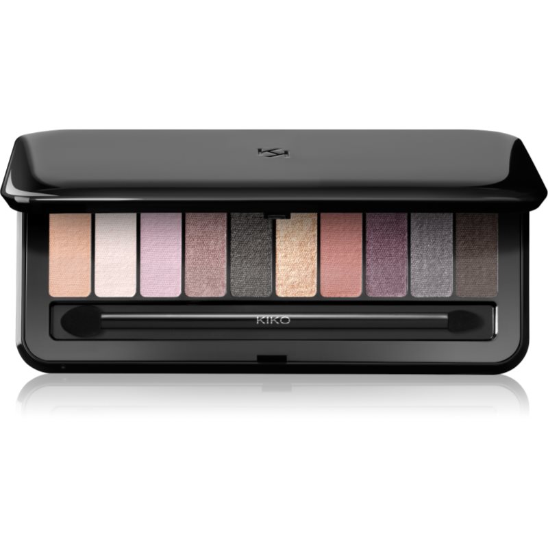 KIKO Milano Soft Nude Palette mit 10 Lidschatten Farbton 01 Garden Rose 7.5 g