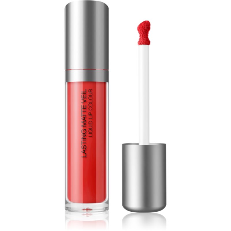 KIKO Milano Lasting Matte Veil długotrwała szminka w płynie z matowym wykończeniem odcień 13 Cherry Red 4 ml