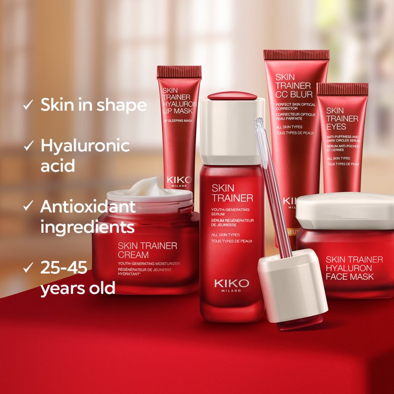 KIKO Milano Skin Trainer Hyaluron Face Mask regenerierende und feuchtigkeitsspendende Gesichtsmaske 50 ml (Bild 4)