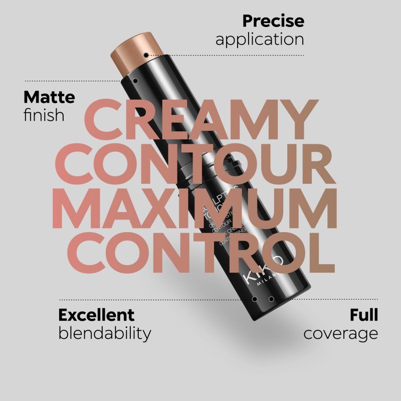KIKO Milano Sculpting Touch Konturensticks mit Matt-Effekt Farbton 201 Chocolate 10 g (Bild 6)