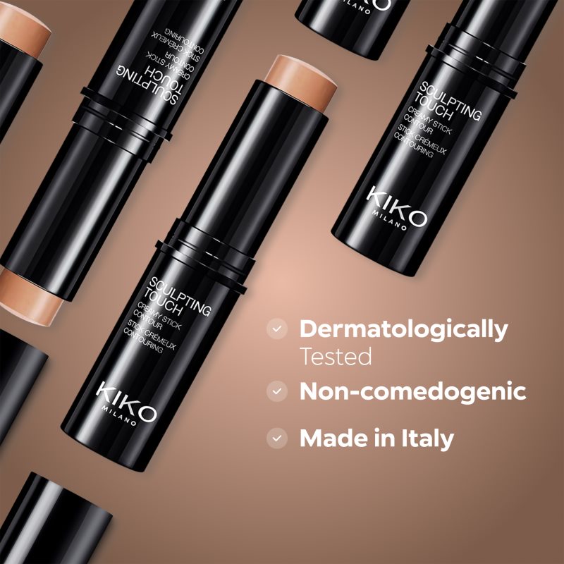 KIKO Milano Sculpting Touch Konturensticks mit Matt-Effekt Farbton 202 Ebony 10 g (Bild 10)