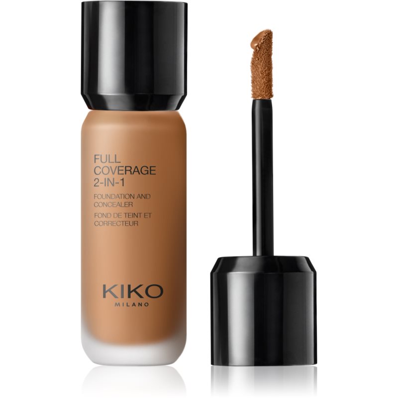 KIKO Milano Full Coverage 2-In-1 podkład i korektor 2 w 1 odcień 110 Warm Beige 25 ml