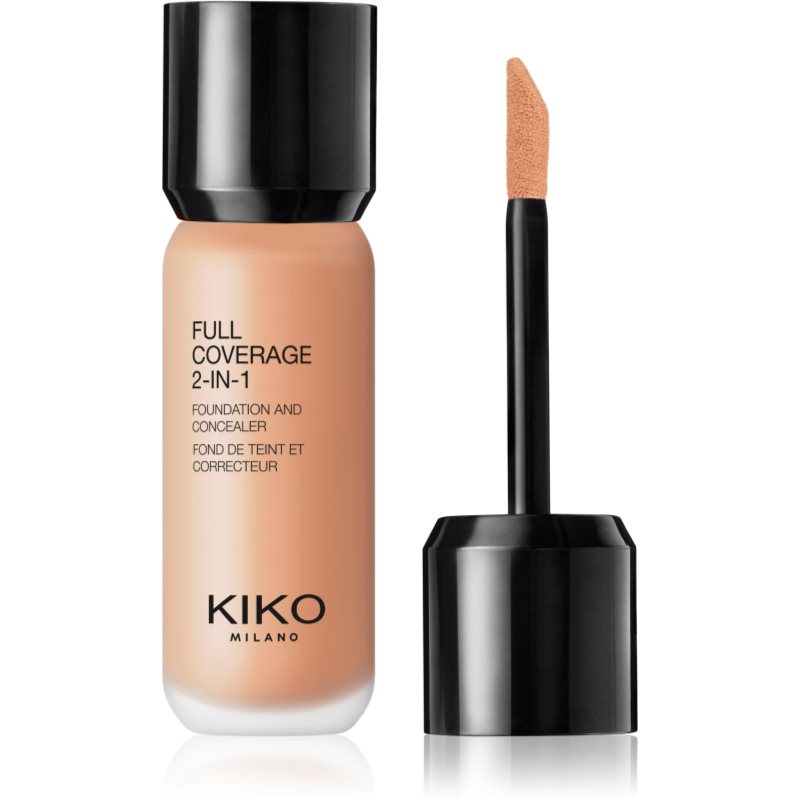 KIKO Milano Full Coverage 2-In-1 podkład i korektor 2 w 1 odcień 50 Warm Rose 25 ml