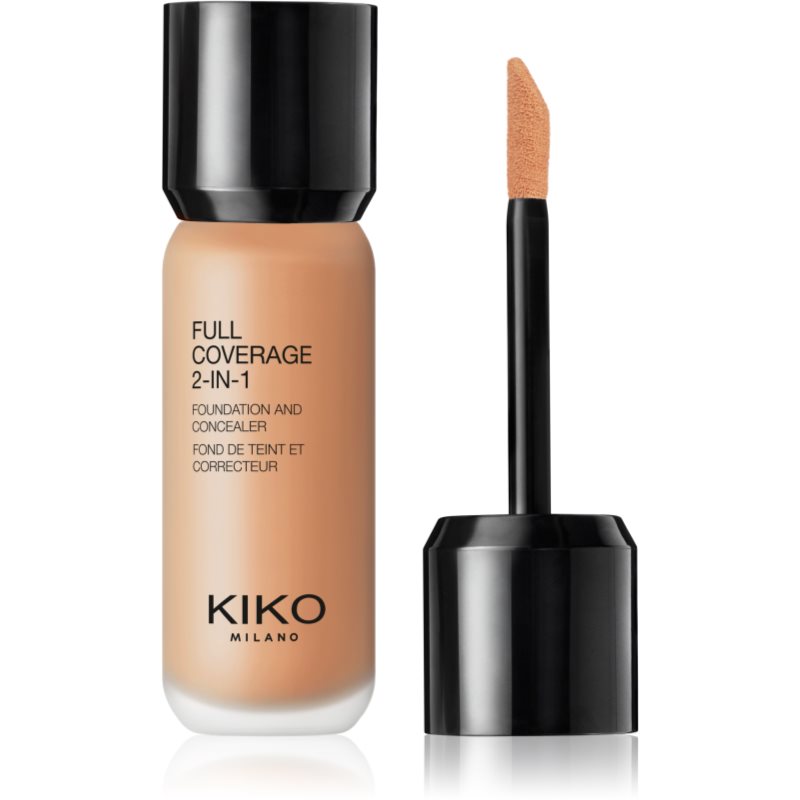 KIKO Milano Full Coverage 2-In-1 podkład i korektor 2 w 1 odcień 60 Neutral 25 ml