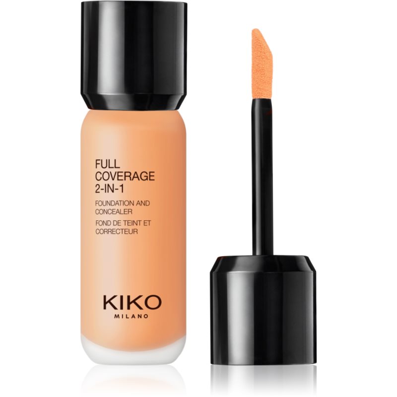 KIKO Milano Full Coverage 2-In-1 podkład i korektor 2 w 1 odcień 65 Neutral 25 ml