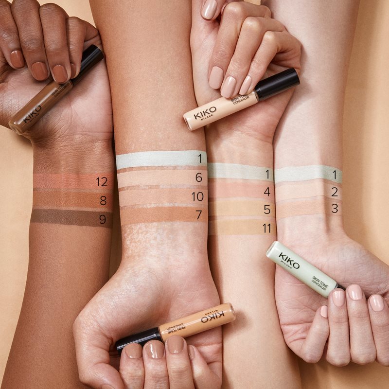 KIKO Milano Skin Tone deckender Creme-Korrektor gegen Augenringe Farbton 01 Green 3.5 ml (Bild 4)